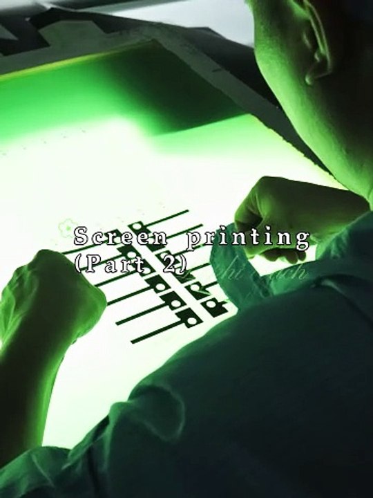 Screen printing（Part 2）