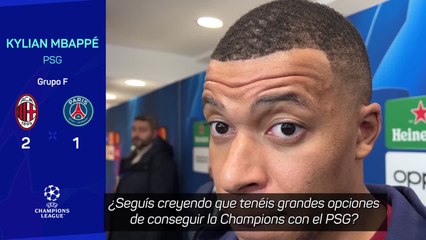MBAPPÉ habla tras la derrota del PSG ANTE EL MILAN