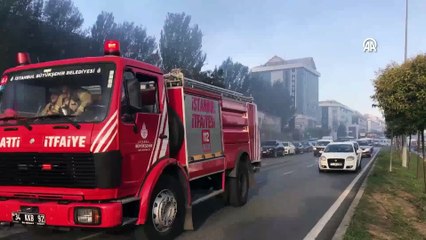 Başakşehir'de sanayi sitesinde yangın