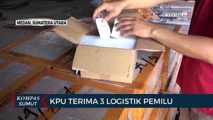 KPU Medan Terima Logistik Pemilu 2024