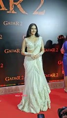 Simrat Kaur Arrive At Gadar 2 grand premier #simratkaur #gadar2 #shorts #short #shortvideo