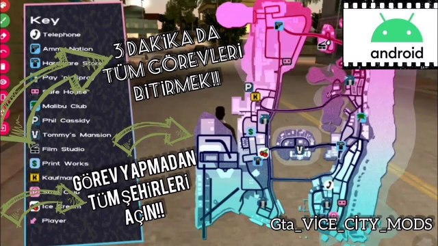 GTA VC Android Oyunu %100 Tamamlama Mod Kurulum | GTA VC Android Mods
