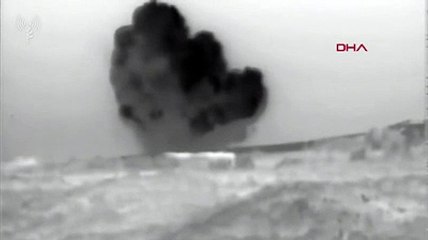 İsrail savaş uçakları iki noktayı bombaladı