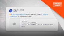 Gempa 7.1 landa Lautan Pasifik luar pantai Indonesia