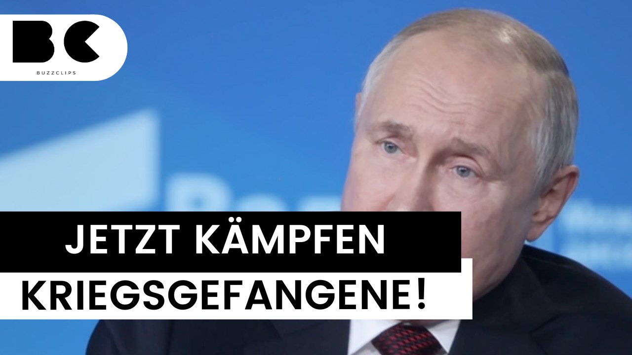 Putin schickt ukrainische gefangene an die front