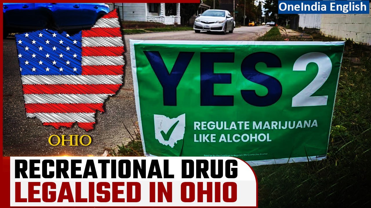 US State of Ohio Votes in Support of Legalising Marijuana  | OneIndia News