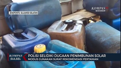 Télécharger la video: Polisi Selidiki Dugaan Penimbunan Solar bersubsidi jenis solar