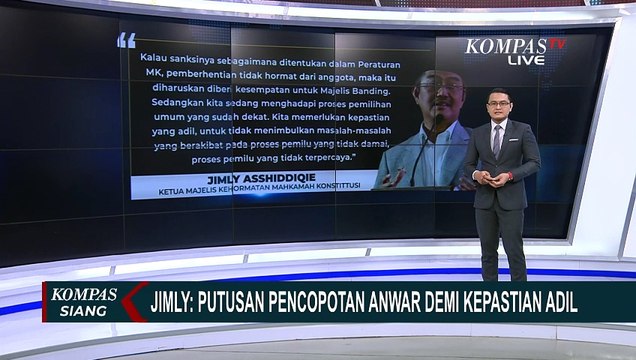 Ini Alasan Ketua Majelis Kehormatan MK, Jimly Asshiddique Copot Jabatan Anwar Usman