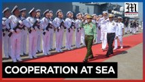 Military-ruled Myanmar hosts joint naval exercises with Russia