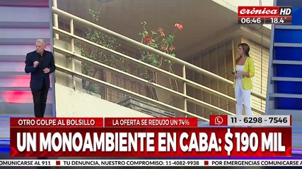 Alquilar un monoambiente en la ciudad ya cuesta más de 190 mil pesos