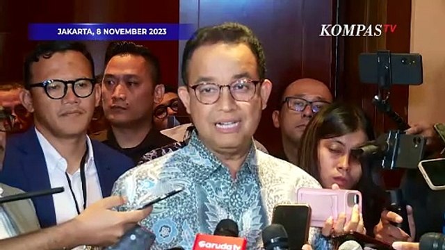 Respons Anies Baswedan soal Putusan MKMK Berhentikan Anwar Usman