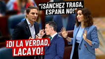 AYUSO reta a LOBATO en DIRECTO a que diga lo que el PSOE oculta a sus votantes