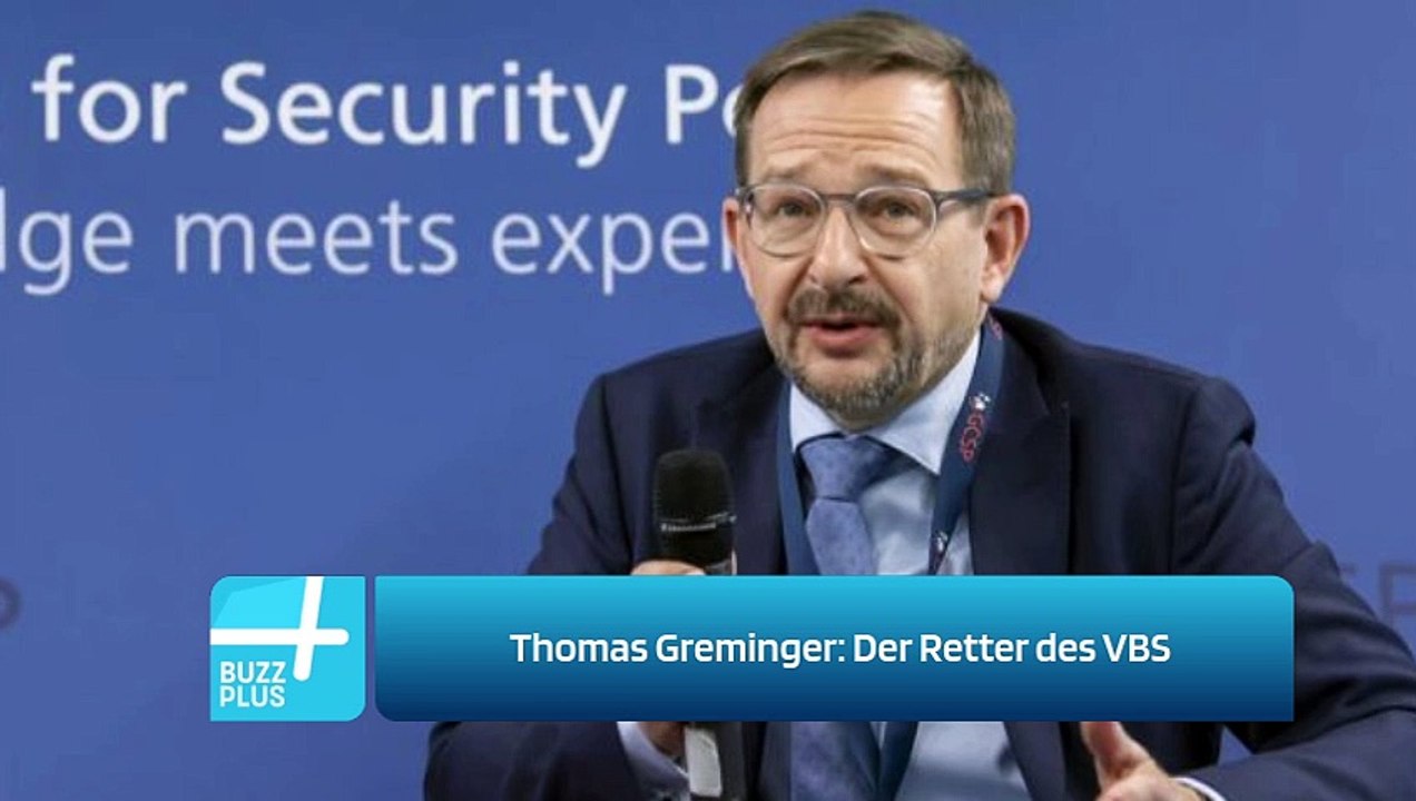 Thomas Greminger: Der Retter des VBS