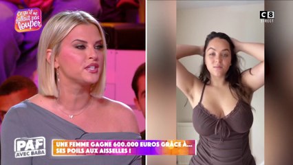 Une femme gagne 60 000 € par mois grâce à ses poils aux aisselles !