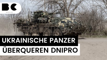 Ukrainische Panzer überqueren strategisch wichtigen Fluss Dnipro
