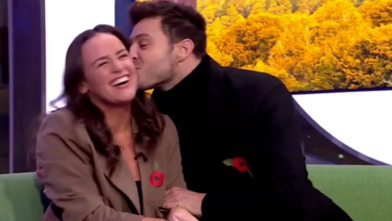 Strictly’s Vito Coppola kisses Ellie Leach ive on TV after Amanda Abbington ‘confirms’ romance rumours
