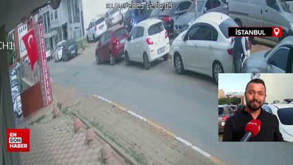 Sultanbeyli'de çarptığı otomobil sürücüsünü arkadaşlarını çağırıp darbetti