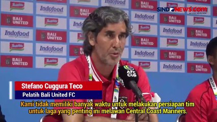 Stefano Cugura Minta Suporter Bali United Penuhi Stadion Jelang Menjamu Central Coast Mariners