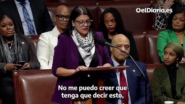 El Congreso de EEUU censura a Rashida Tlaib, única representante de origen palestino, por sus críticas a Israel