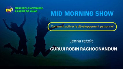 Mid Morning Show - Jenna reçoit GURUJI ROBIN RAGHOONANDUN_0