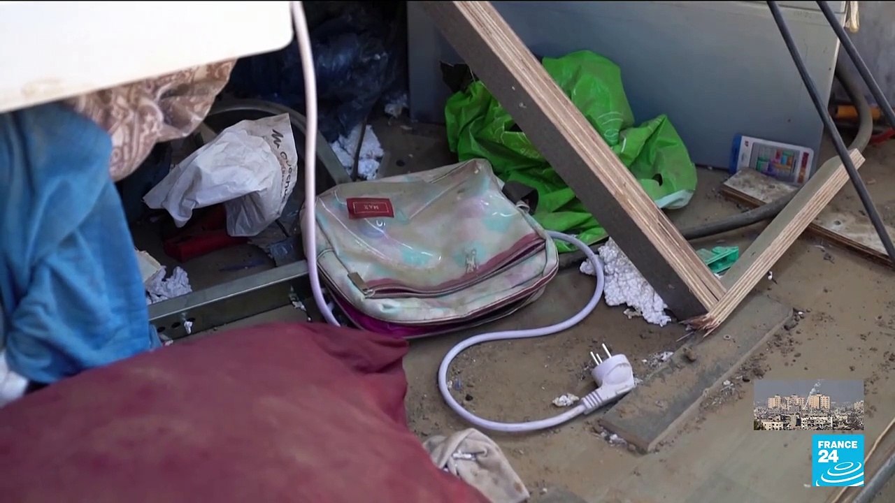 Israeli survivors make emotional return to scene of Hamas attack