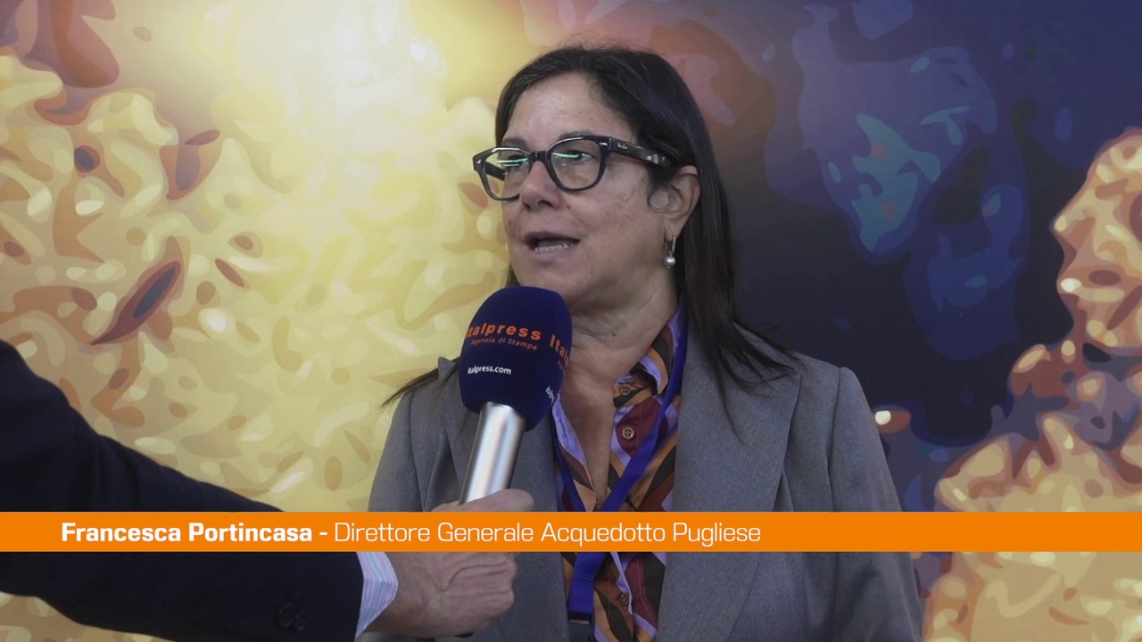 Acquedotto Pugliese, Portincasa "Investimenti in forte crescita"