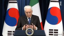 Mattarella a Seoul: condividiamo esigenza pace e sicurezza in Corea
