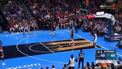 Golden State Warriors’tam şahane no-look alley oup!