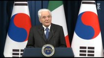 Mattarella a Seoul: condividiamo esigenza pace e sicurezza in Corea