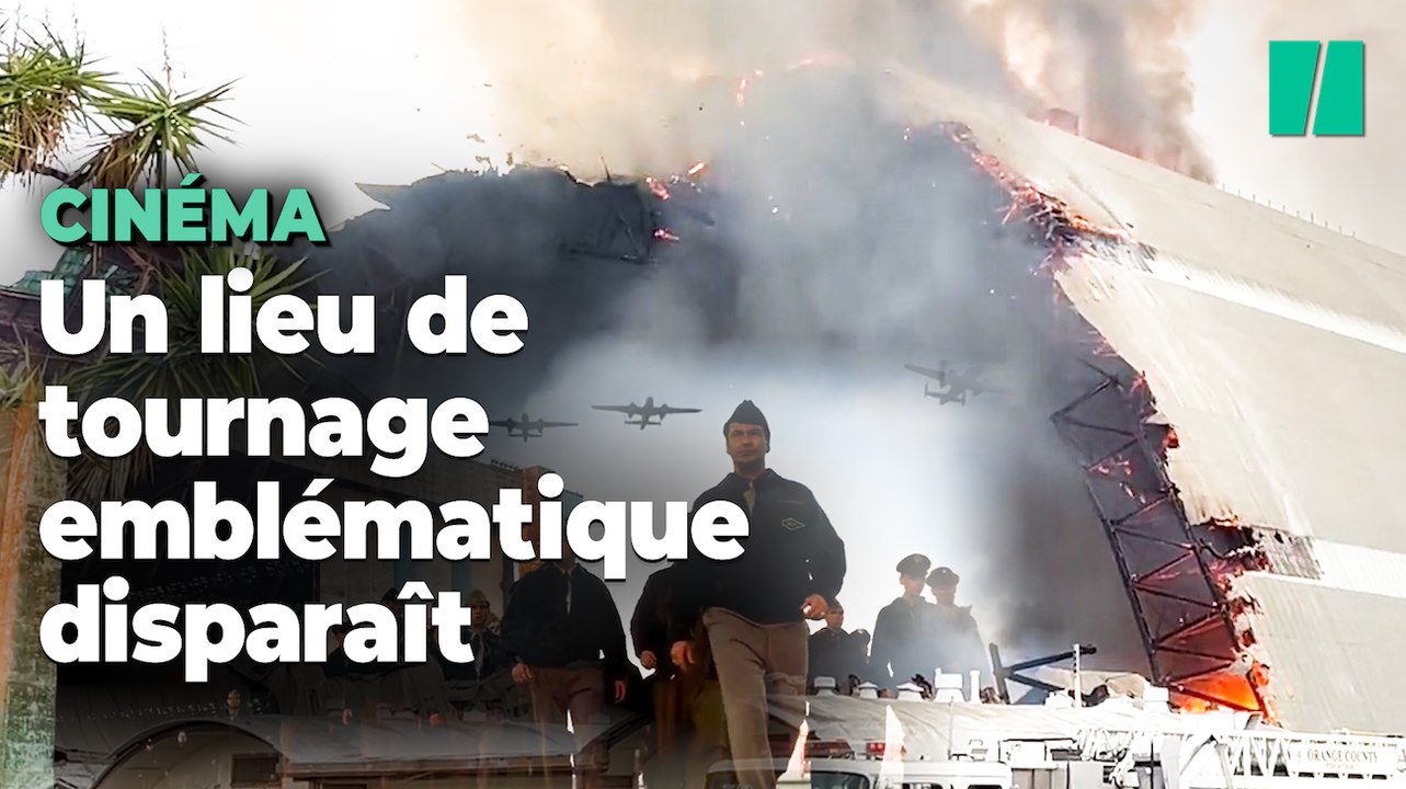 Aux États-Unis, ce hangar monumental, lieu de tournage de Pearl Harbor et Star Trek, part en fumée