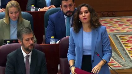 Ayuso estalla: condena a los grupos ultras  y celebra las manifestaciones pacíficas