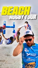 Je participe à un TOURNOI de BEACH RUGBY avec mon équipe