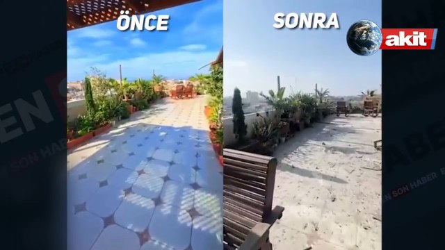 Yıkımın boyutu gözler önünde! Saldırılardan önce ve sonra Gazze