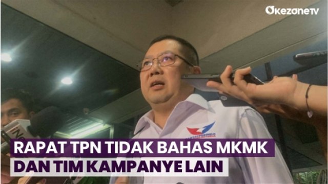 Hary Tanoesoedibjo Sebut Rapat TPN Tidak Bahas MKMK dan Tim Kampanye Paslon Lain