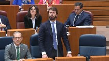 El PSOE denuncia gestos obscenos de Gallardo en el Pleno de las Cortes de Castilla y León