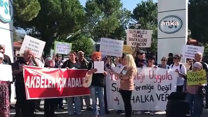 Les citoyens ont manifesté contre le « droit à l'eau » devant le DSI à Muğla