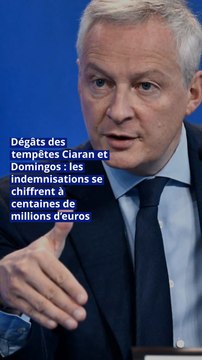 Dégâts des tempêtes Ciaran et Domingos : les indemnisations se chiffrent à centaines de millions d’euros