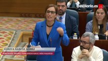 Mónica García, a Ayuso: “La turba de ultras de ayer viene de usted diciendo que vamos camino de una dictadura”