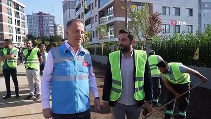 La construction du parc de 5 acres à Beylikdüzü a été achevée en 47 heures