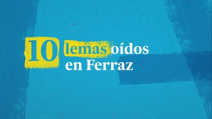 Diez lemas ultras usados en la manifestación por los protestantes