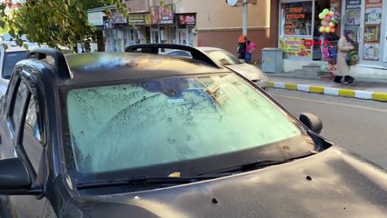 Un froid record dans le district de Göle à Ardahan