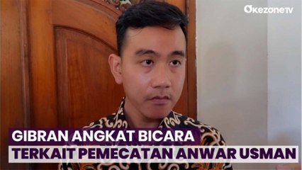 Gibran Angkat Bicara Terkait Pemecatan Sang Paman Sebagai Ketua MK