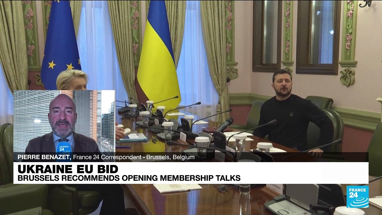 EU executive proposes taking Ukraine step closer to bloc membership amid war with Russia