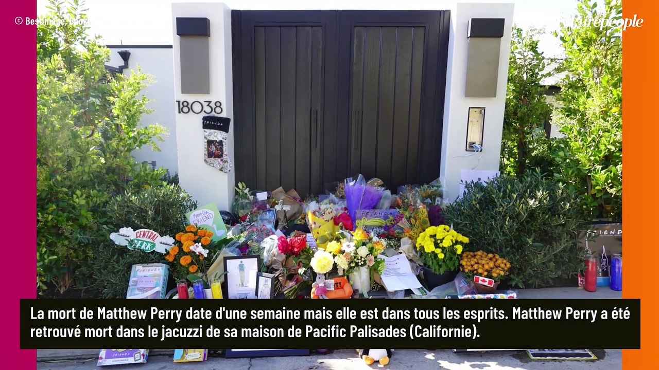 Tombe de Matthew Perry : une énorme composition florale disparaît, un geste radical expliqué