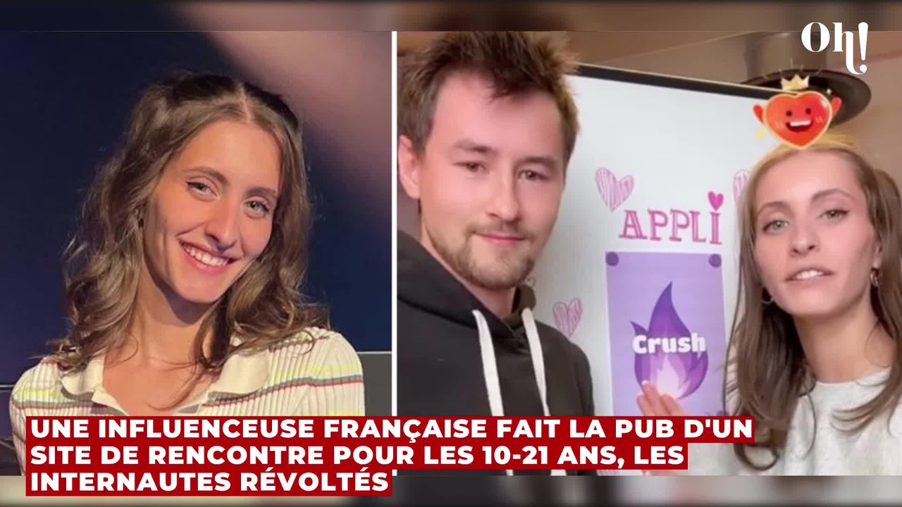 Une influenceuse française fait la pub d'un site de rencontre pour les 10-21 ans, les internautes révoltés