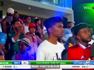 Yesterday last over of match Pak vs Afghanistan #NaseemShah