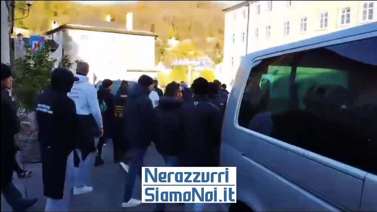 Tifosi dell'Inter a Salisburgo (8 novembre 2023)