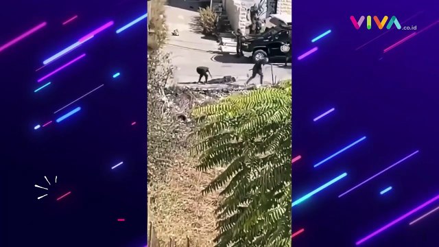 VIDEO Konvoi Presiden Palestina Diserang Kelompok Bersenjata