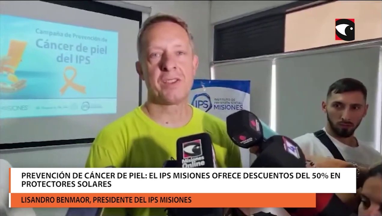 Prevención de cáncer de piel el IPS Misiones ofrece descuentos del 50% en protectores solares