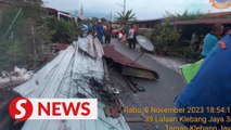 Storm causes severe damage to roofs of 36 houses in Klebang Jaya
